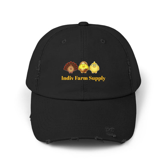 Indiv Farm Supply Unisex Distressed Cap