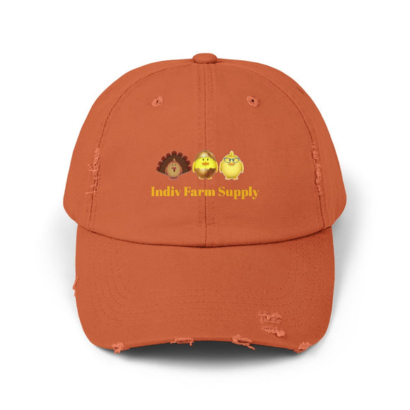 Indiv Farm Supply Unisex Distressed Cap