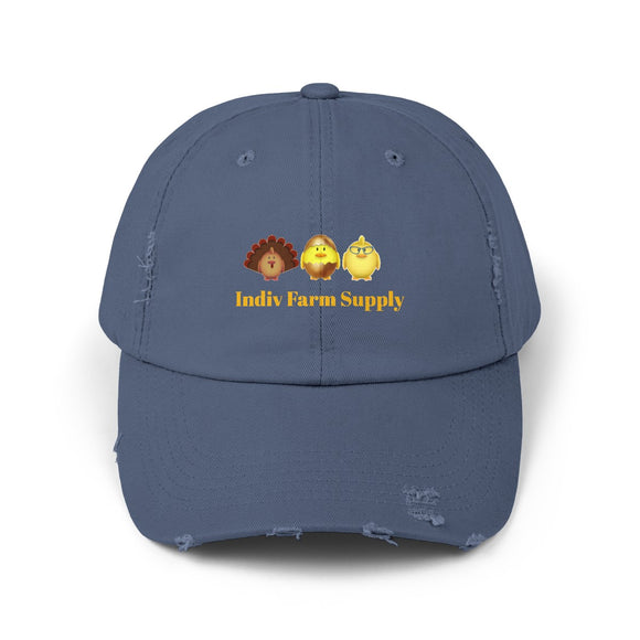 Indiv Farm Supply Unisex Distressed Cap