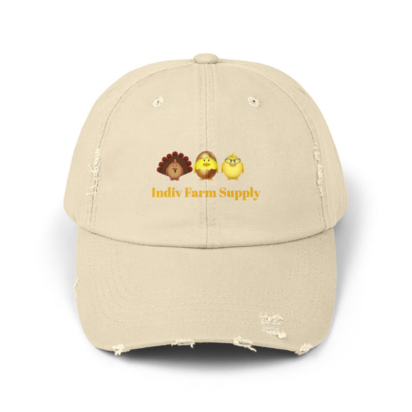 Indiv Farm Supply Unisex Distressed Cap