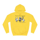 Fluent in Fowl Language Unisex College Hoodie-6