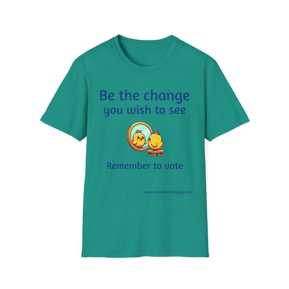 Be The Change Unisex Softstyle T-Shirt