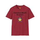 Chicken Math Unisex Softstyle T-Shirt-4