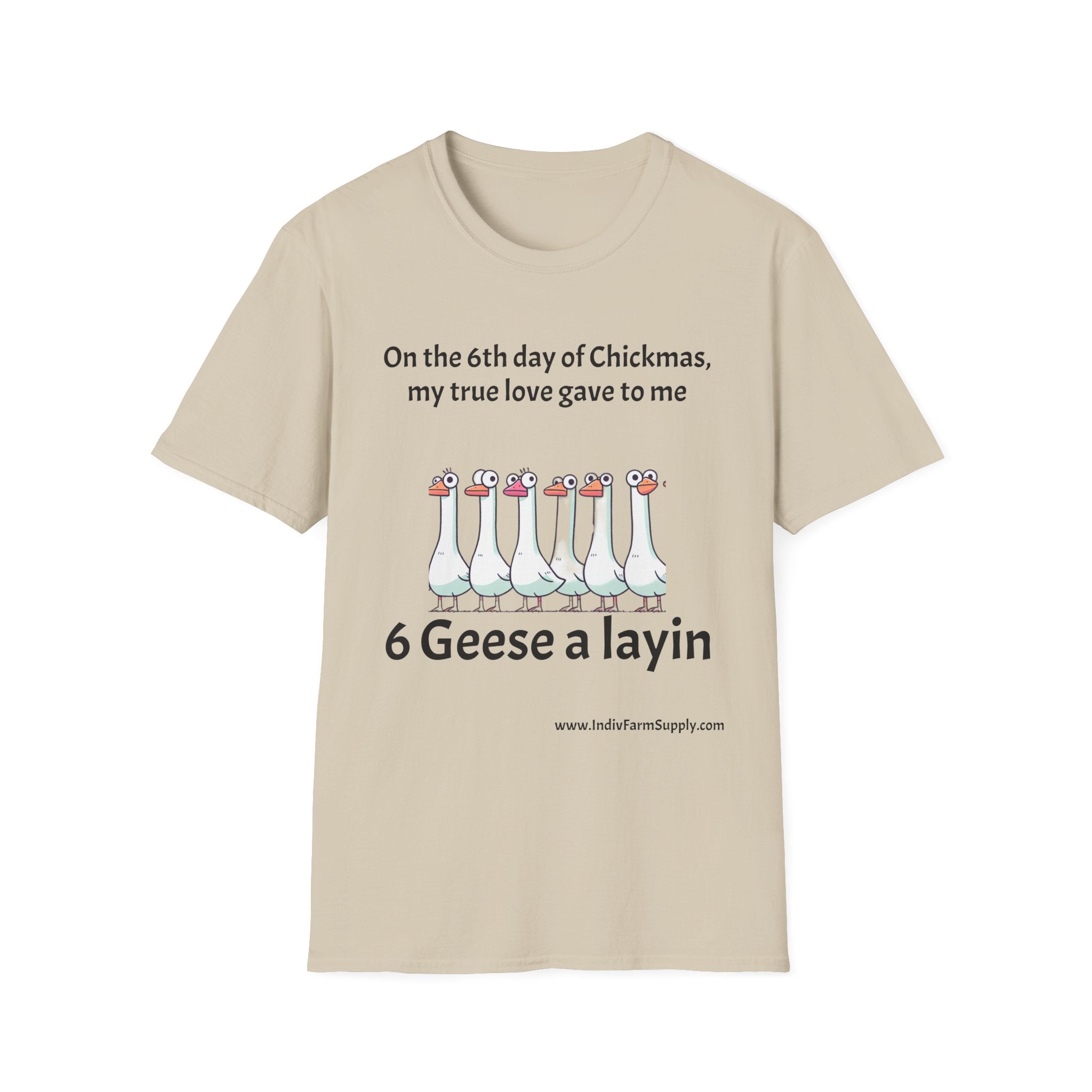 6 Geese Unisex Softstyle T-Shirt