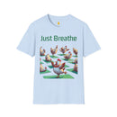 Yoga Chicken Unisex Softstyle T-Shirt-11