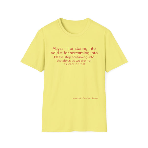 The Abyss Unisex Softstyle T-Shirt