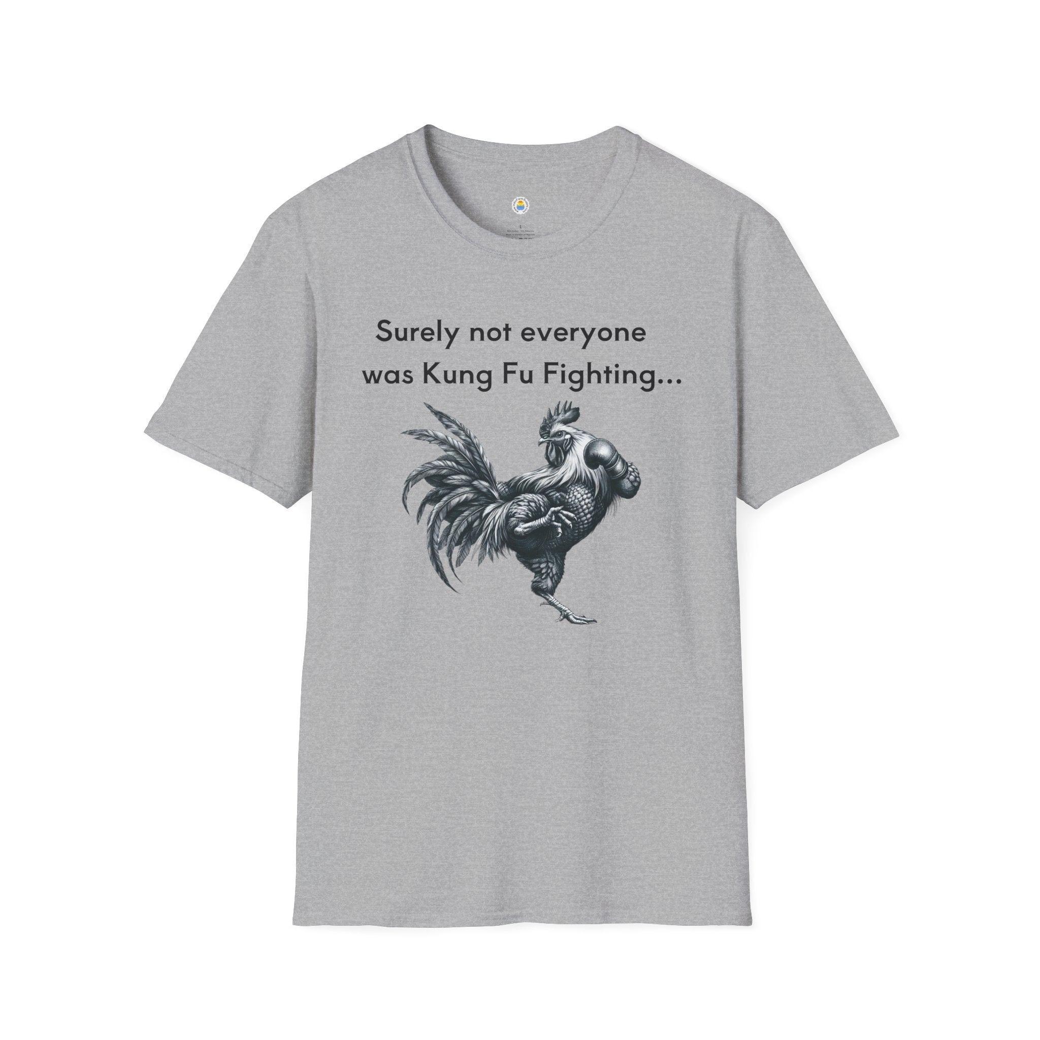 Kickboxing Chicken Unisex Softstyle T-Shirt