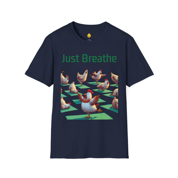 Yoga Chicken Unisex Softstyle T-Shirt