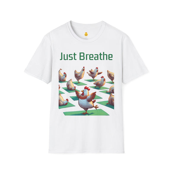 Yoga Chicken Unisex Softstyle T-Shirt