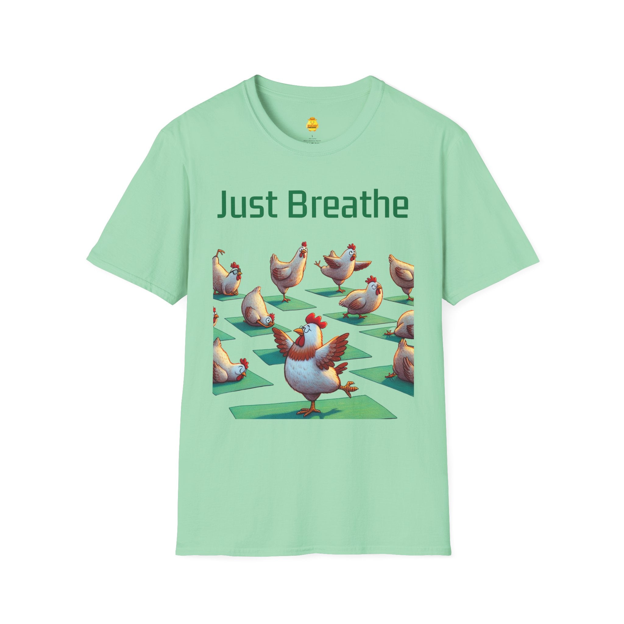 Yoga Chicken Unisex Softstyle T-Shirt