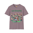 Yoga Chicken Unisex Softstyle T-Shirt-14