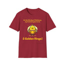 5th Day of Chickmas Unisex Softstyle T-Shirt-8