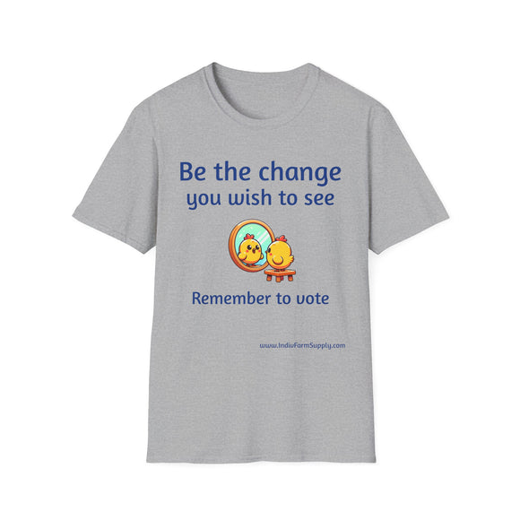 Be The Change Unisex Softstyle T-Shirt