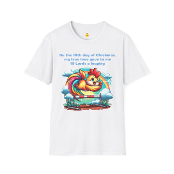 10 Lords a Leaping Unisex Softstyle T-Shirt
