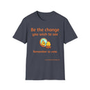 Be The Change Unisex Softstyle T-Shirt-5