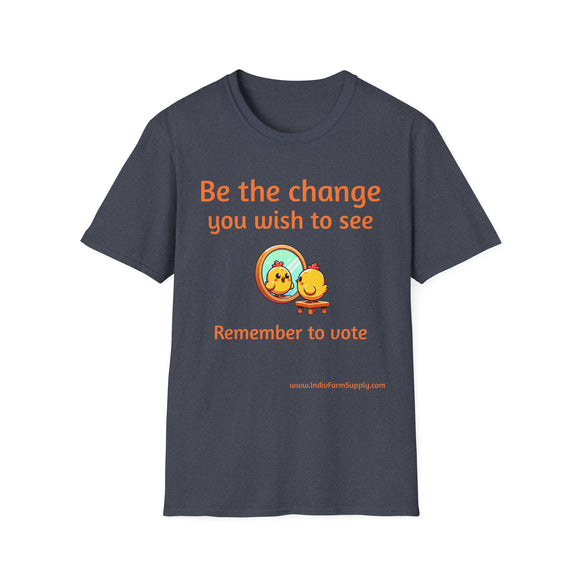 Be The Change Unisex Softstyle T-Shirt