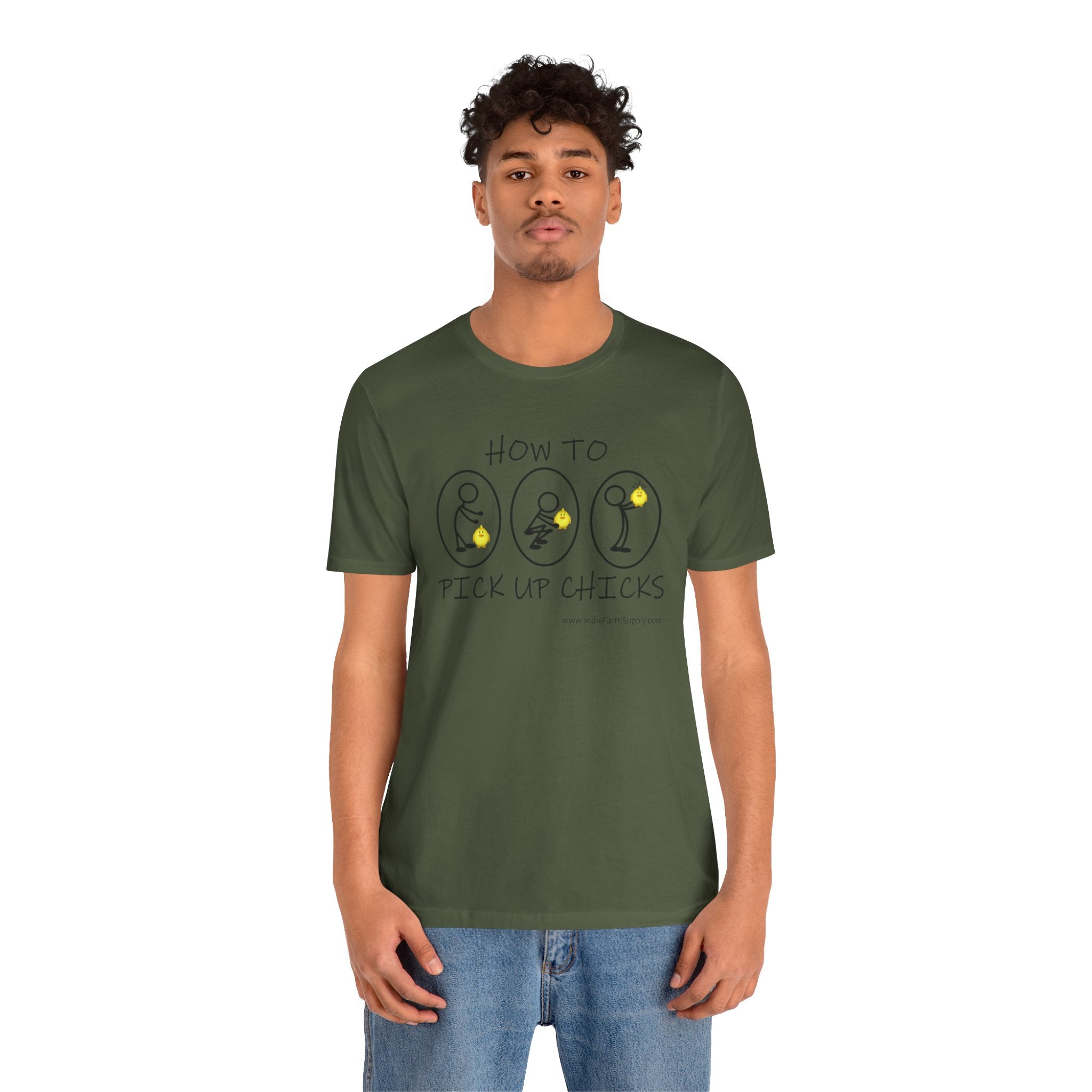 How to Pick Up Chicks Unisex Jersey Short Sleeve Tee