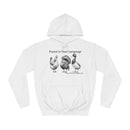 Fluent in Fowl Language Unisex College Hoodie-2
