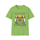 4 Calling Birds Unisex Softstyle T-Shirt-1