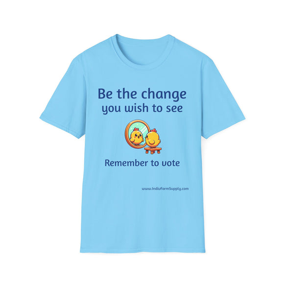 Be The Change Unisex Softstyle T-Shirt