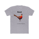 Feral Pheasant Unisex Cotton Crew Tee-2