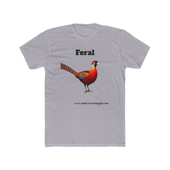 Feral Pheasant Unisex Cotton Crew Tee