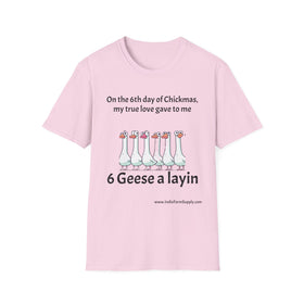 6 Geese Unisex Softstyle T-Shirt