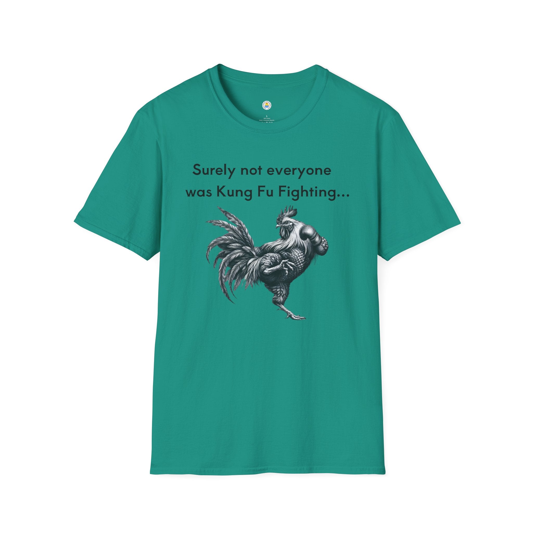 Kickboxing Chicken Unisex Softstyle T-Shirt