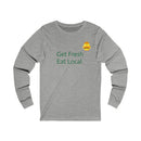 Get Fresh Eat Local Unisex Jersey Long Sleeve Tee-3