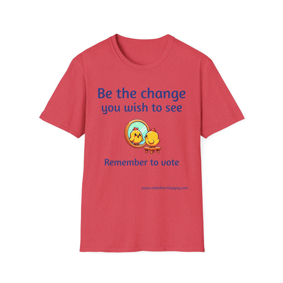 Be The Change Unisex Softstyle T-Shirt