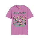 Yoga Chicken Unisex Softstyle T-Shirt-4