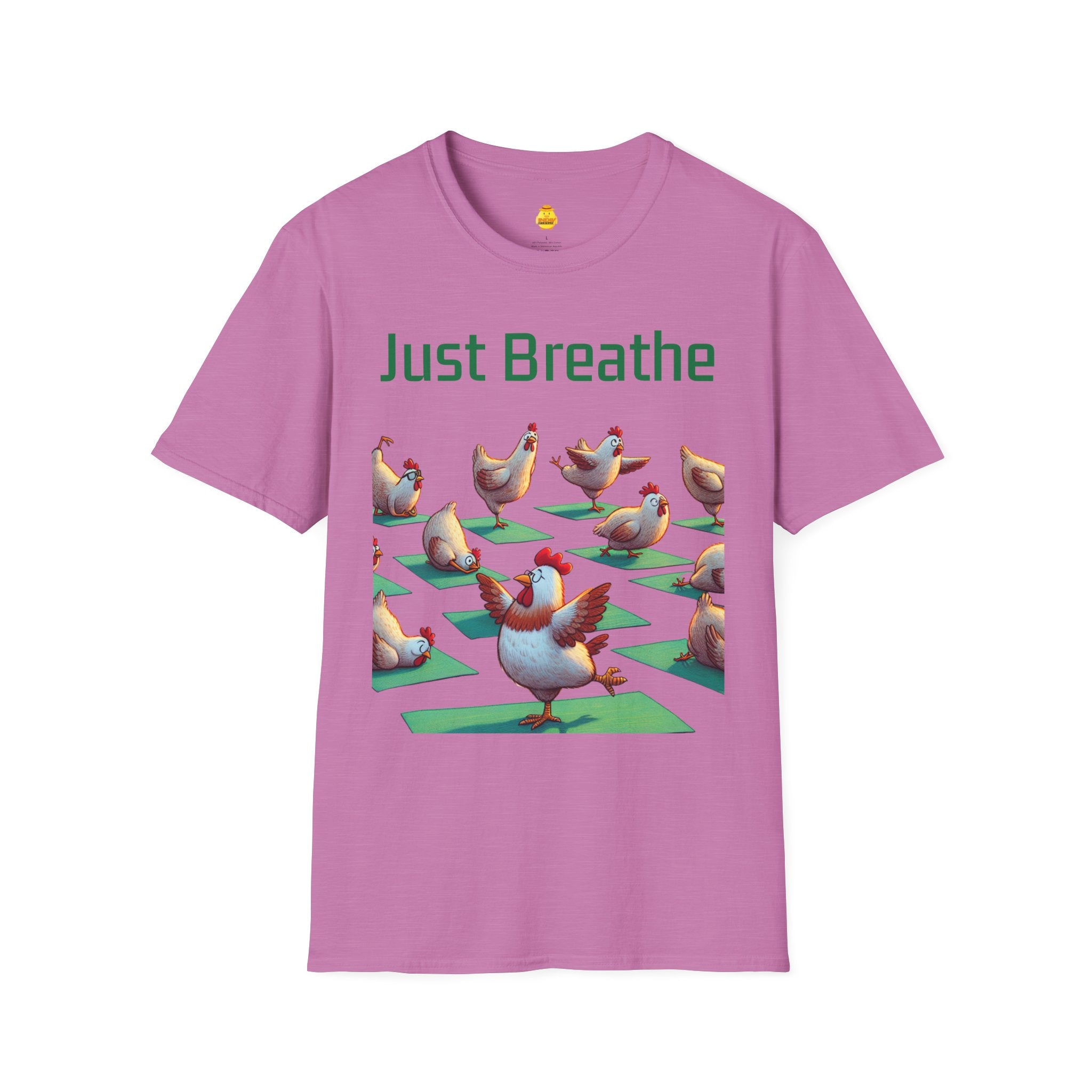 Yoga Chicken Unisex Softstyle T-Shirt
