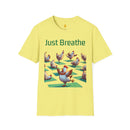 Yoga Chicken Unisex Softstyle T-Shirt-10