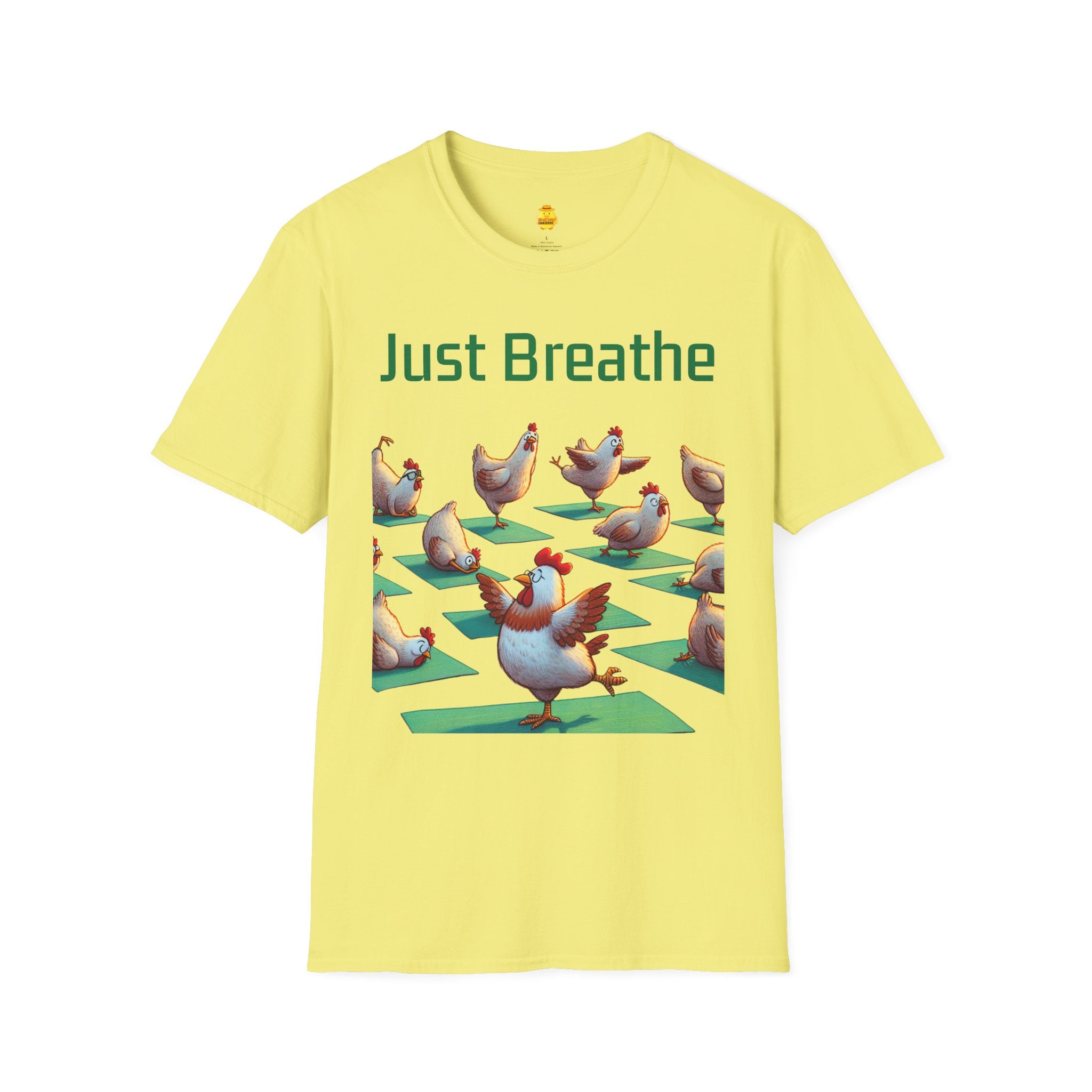 Yoga Chicken Unisex Softstyle T-Shirt