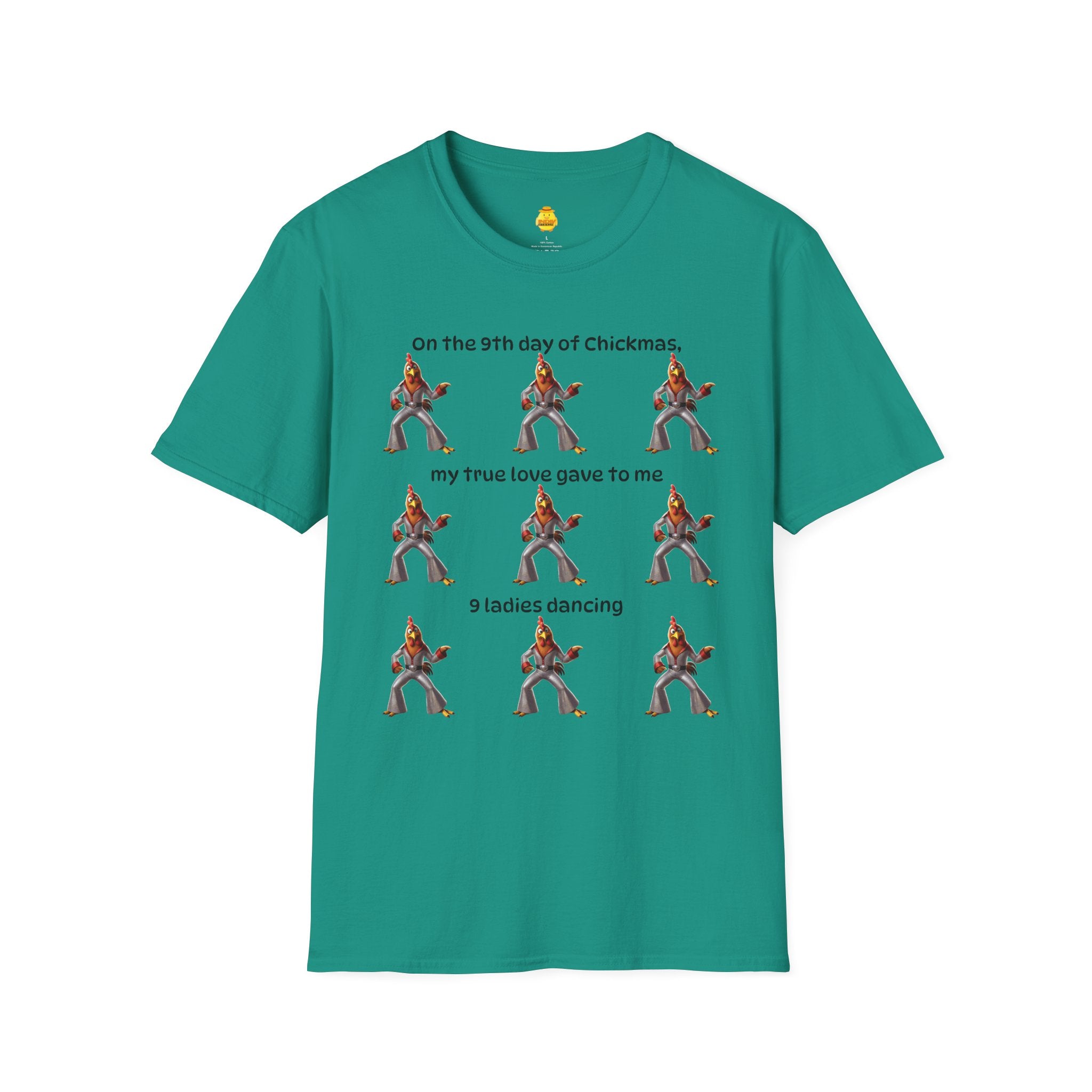9 Ladies Dancing Unisex Softstyle T-Shirt
