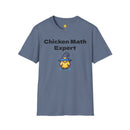 Chicken Math Unisex Softstyle T-Shirt-3
