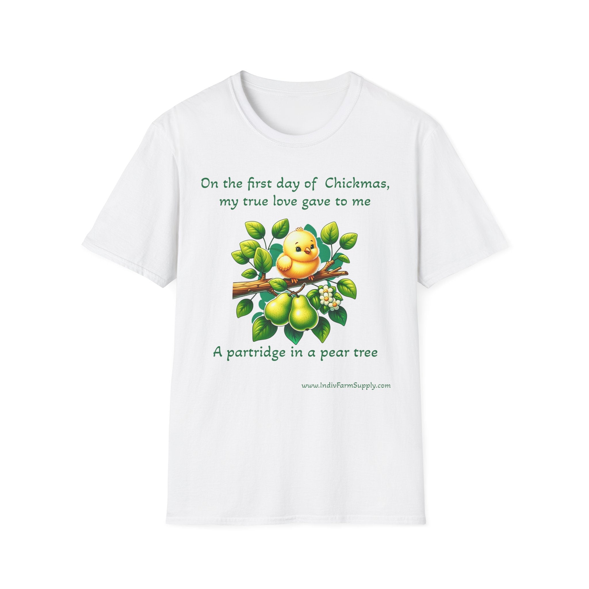 First Day of Chickmas Unisex Softstyle T-Shirt
