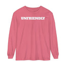 UNFRIENDLY Unisex Garment-dyed Long Sleeve T-Shirt-3