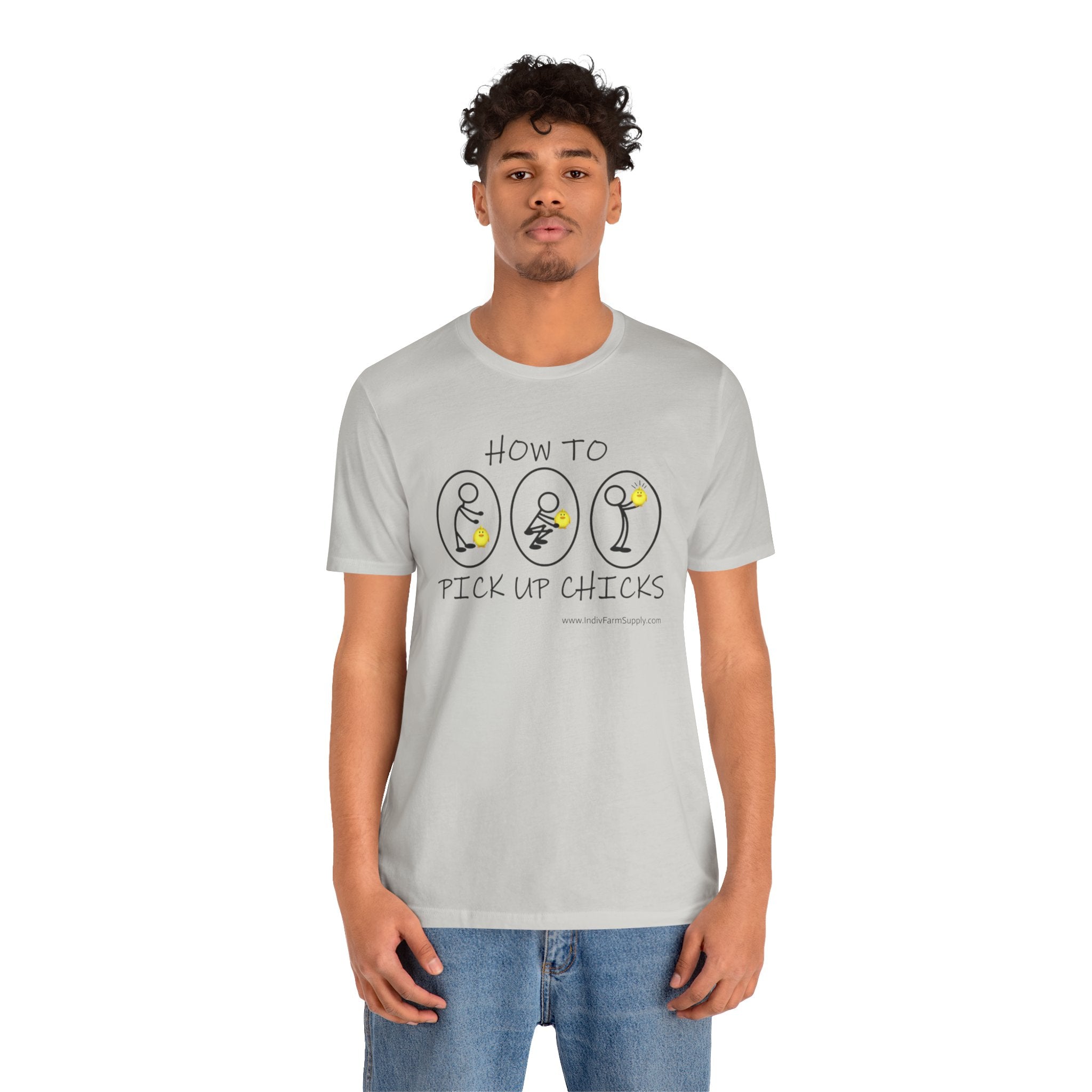 How to Pick Up Chicks Unisex Jersey Short Sleeve Tee