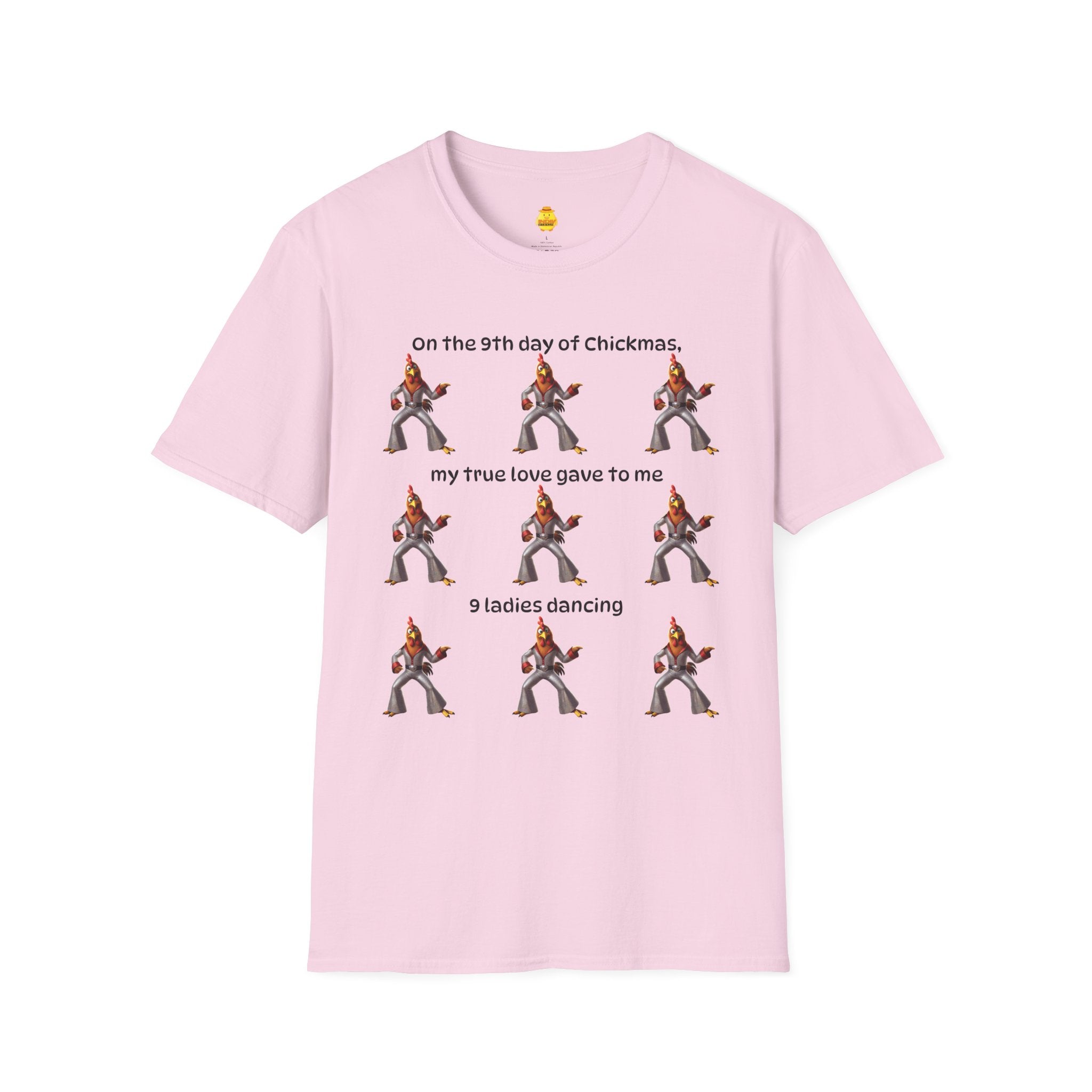 9 Ladies Dancing Unisex Softstyle T-Shirt