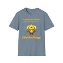 5th Day of Chickmas Unisex Softstyle T-Shirt-7