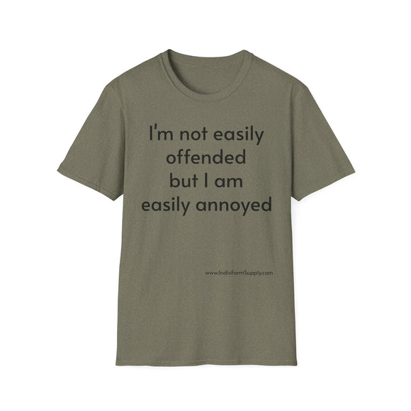 Easily Annoyed Unisex Softstyle T-Shirt