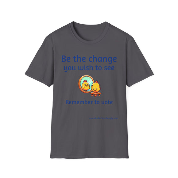 Be The Change Unisex Softstyle T-Shirt