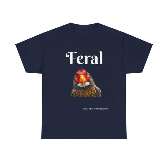 Feral Chicken Unisex Heavy Cotton Tee