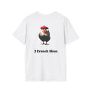French Hen Unisex Softstyle T-Shirt-1