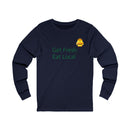 Get Fresh Eat Local Unisex Jersey Long Sleeve Tee-5