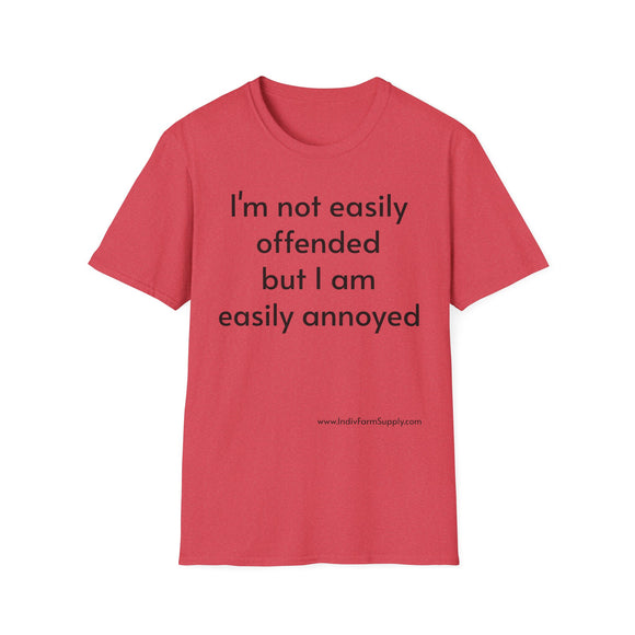 Easily Annoyed Unisex Softstyle T-Shirt