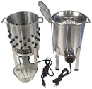 COMBO Rite Farm Products Pro USA Quail Plucker & 4 Gallon 120 Volt, 1,000-Watt Quail Scalder-1