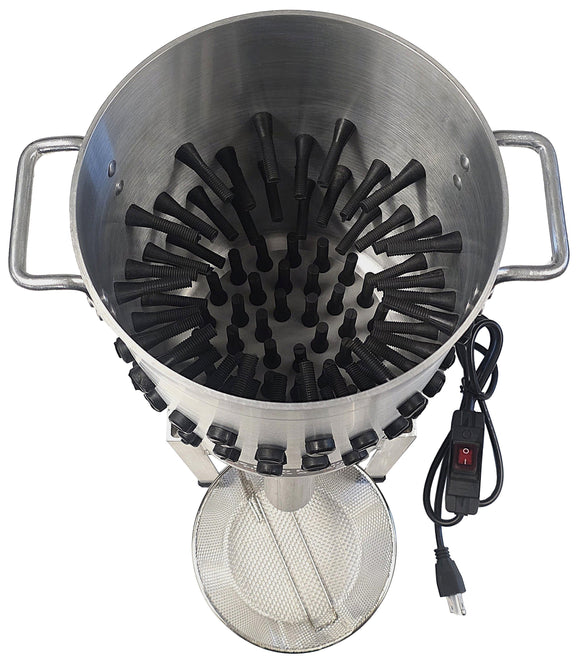 COMBO Rite Farm Products Pro USA Quail Plucker & 4 Gallon 120 Volt, 1,000-Watt Quail Scalder