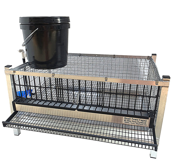 Quail Town Cages by Rite Farm Products - Pro Modular Layer Cage with Egg Rollout